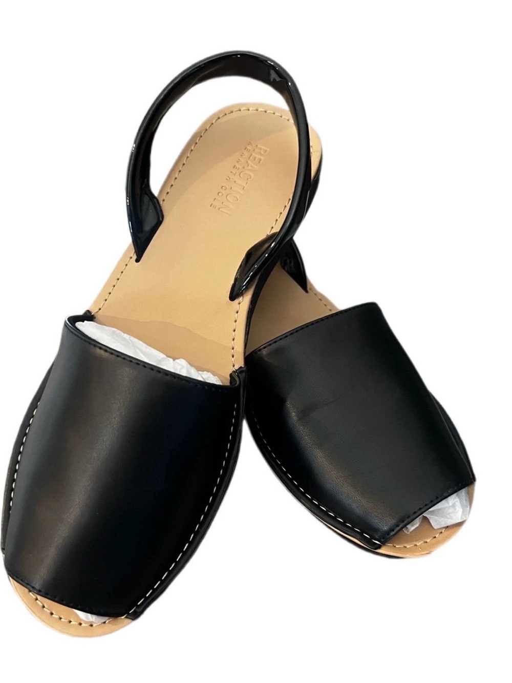 Kenneth Cole Reaction Women’s Fine Glass Wedge Sandals, Size 9.5